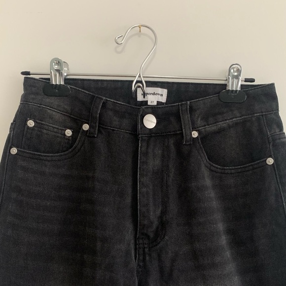 Rowan Mid Rise Jean Black | Superdown Revolve - Picture 7 of 9